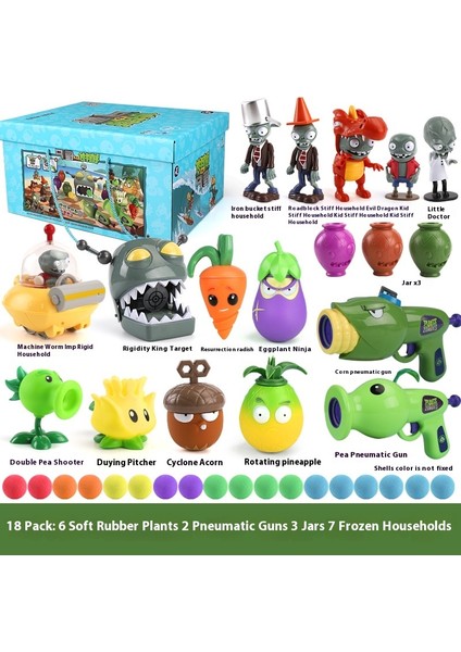 Plants Vs Zombies Oyuncak Figürleri Komple Hediye Seti (Yurt Dışından)