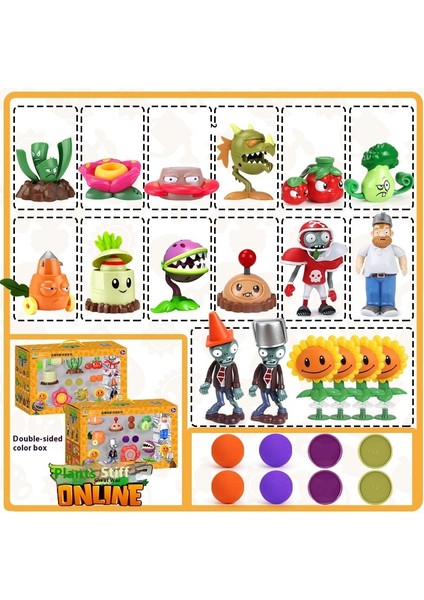 Plants Vs Zombies Oyuncak Figürleri Komple Hediye Seti (Yurt Dışından)