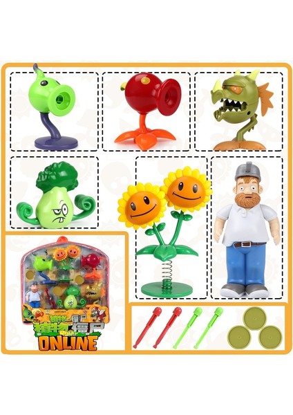 Plants Vs Zombies Oyuncak Figürleri Komple Hediye Seti (Yurt Dışından)