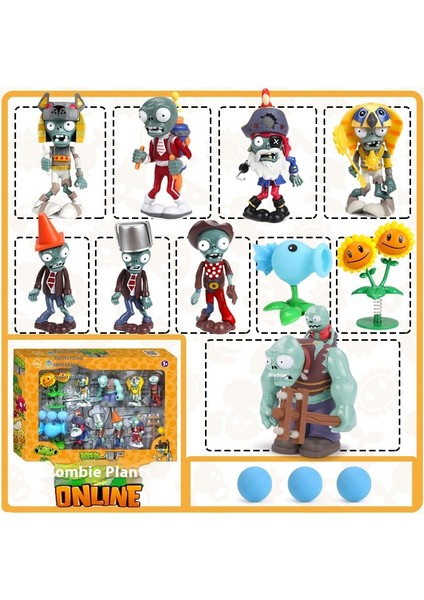Plants Vs Zombies Oyuncak Figürleri Komple Hediye Seti (Yurt Dışından)
