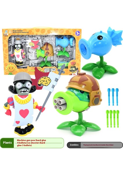 Plants Vs Zombies Oyuncakları Komple Hediye Seti Çıkarılabilir Model (Yurt Dışından)