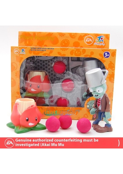 Plants Vs Zombies Oyuncakları Komple Hediye Seti Çıkarılabilir Model (Yurt Dışından)