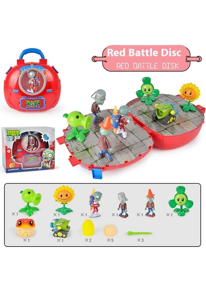 Plants Vs Zombies Oyuncakları Komple Hediye Seti Çıkarılabilir Model (Yurt Dışından)