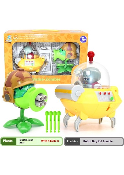Plants Vs Zombies Oyuncakları Komple Hediye Seti Çıkarılabilir Model (Yurt Dışından)