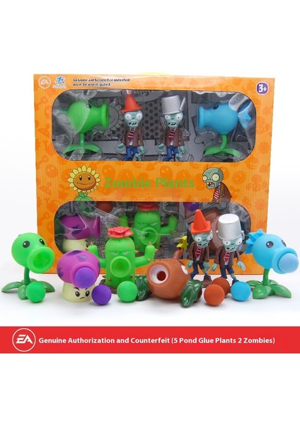 Plants Vs Zombies Oyuncakları Komple Hediye Seti Çıkarılabilir Model (Yurt Dışından)