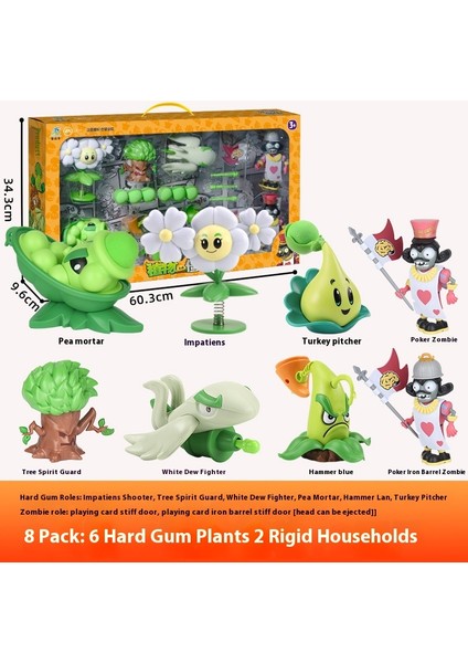 Plants Vs Zombies Oyuncakları Komple Anime Model Seti (Yurt Dışından)