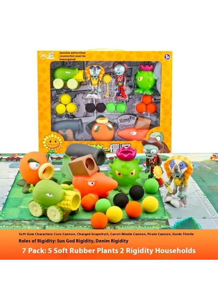 Plants Vs Zombies Oyuncakları Komple Anime Model Seti (Yurt Dışından)