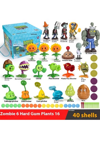 Plants Vs Zombies Oyuncakları Komple Anime Model Seti (Yurt Dışından)