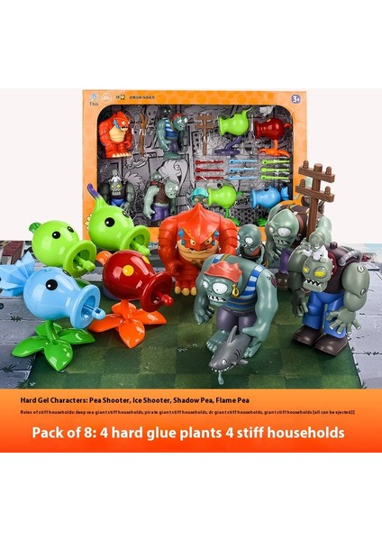 Plants Vs Zombies Oyuncakları Komple Anime Model Seti (Yurt Dışından)