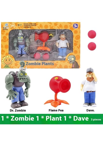Plants Vs Zombies Oyuncakları Komple Anime Model Seti (Yurt Dışından)