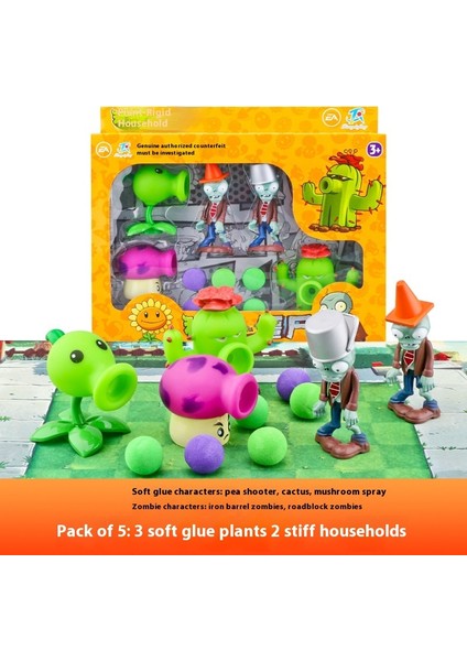 Plants Vs Zombies Oyuncakları Komple Anime Model Seti (Yurt Dışından)