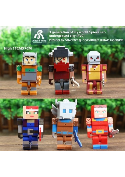 Benim Dünyam Steve Süs Maket Figürler Oyuncaklar (Yurt Dışından)