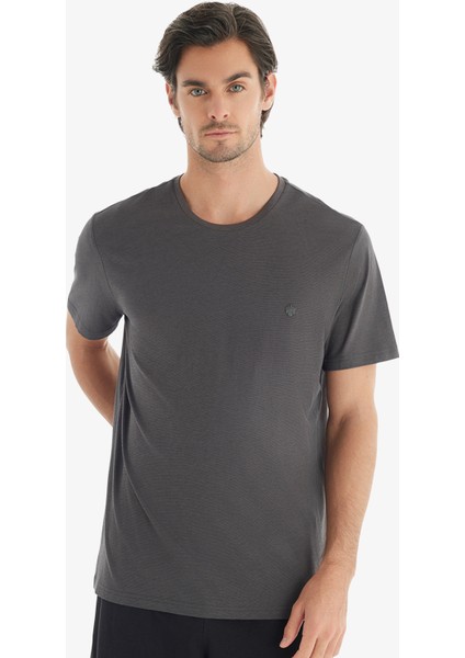 Erkek T-Shirt 40705 - Antrasit