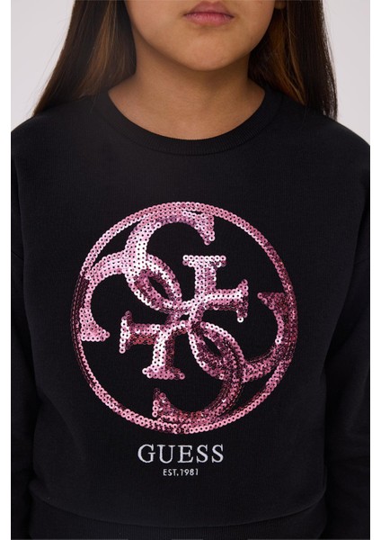 Bg Store Kız Çocuk Siyah Sweatshirt modelleri