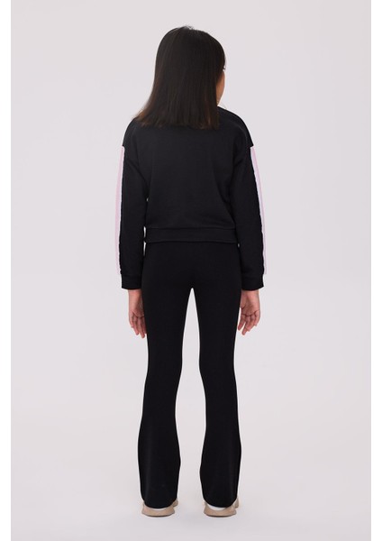 Bg Store Kız Çocuk Siyah Sweatshirt fırsatları