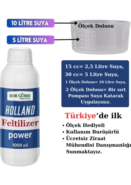 Holland Feltilizer - Power - 1000 ml - Organomineral Gübre