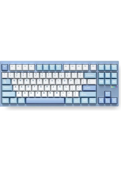 Mchose GX87 Lite %80 Tkl Rgb Kablosuz Hotswap Blue Nano Spraying Mekanik Gaming Klavye (MC-GX87-A2)