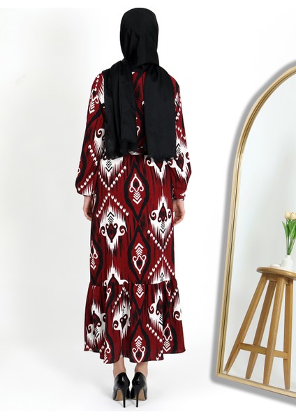 Desenli Bürümcük Elbise modelleri