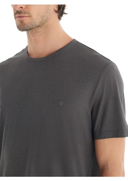 Erkek T-Shirt 40705 - Antrasit modelleri