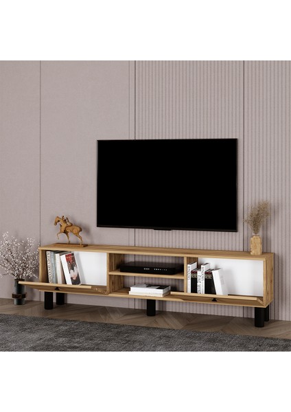 Esma Bohem Ayaklı Kapaklı Tv Ünitesi Tv Sehpası 180 cm . ESM04 fırsatları