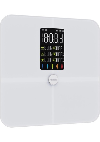 Fitsmart Plus Bluetooth Çok Fonksiyonlu Yağ Ölçer Akıllı Tartı indirimleri