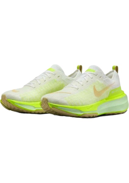 Zoomx Invincible Run Flyknit 3 Road Running Reflektörlü Erkek Koşu Antrenman Ayakkabısı Neon Yeşil