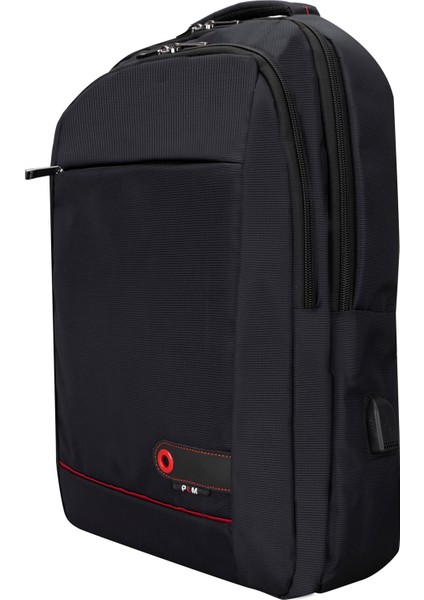 Lucca-Usb-15.6 Siyah Notebook Sırt Çantası