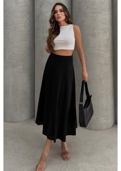 Puf Scuba Kloş Lastikli Uzun Etek fiyatları