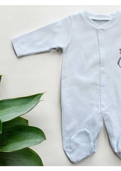 Erkek Bebek Penguen Desenli Çıtçıtlıı Tulum fırsatları