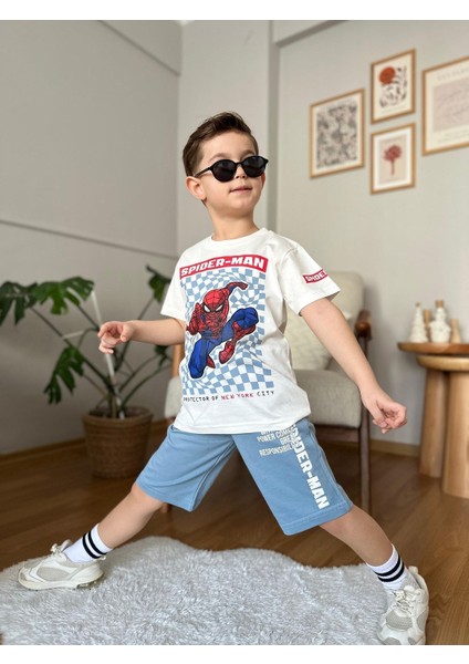 Spiderman Baskı 2li Şort Takım