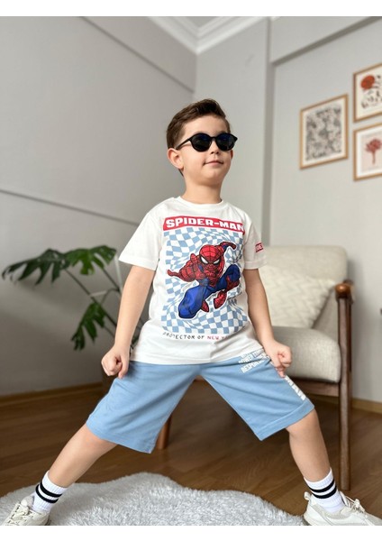 Spiderman Baskı 2li Şort Takım