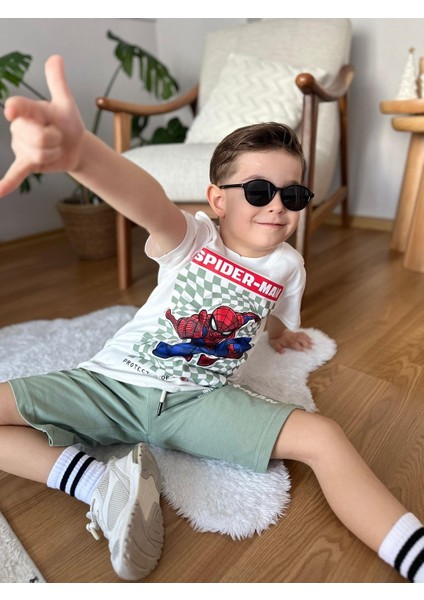 Spiderman Baskı 2li Şort Takım
