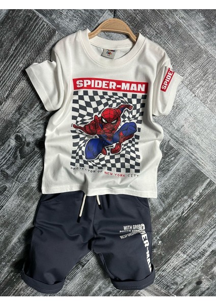 Spiderman Baskı 2li Şort Takım
