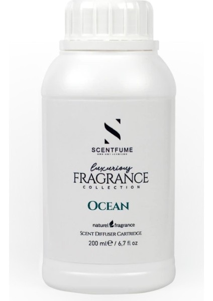 Ocean Koku Makinesi Kartuşu, Koku Makinesi Parfümü, Aromatik Koku Kartuşu, Difüzör Esansı, İmza Koku Esansiyel Yağ