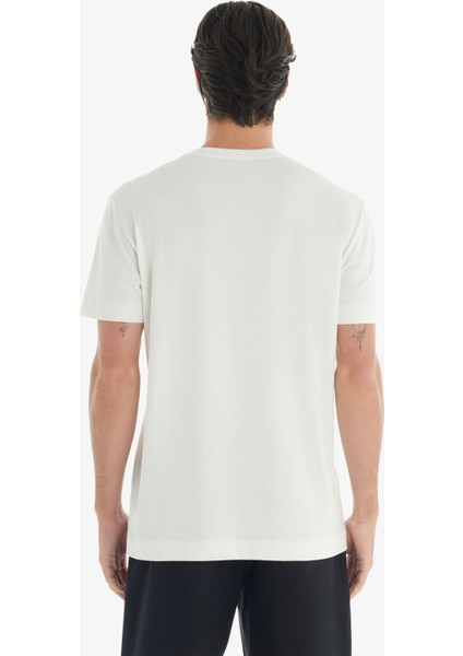 Erkek T-Shirt 40732 - Krem modelleri