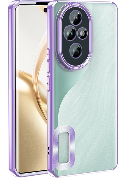 Honor 200 Pro Kılıf Kamera Korumalı Logo Gösteren Zore Omega Kapak -115588