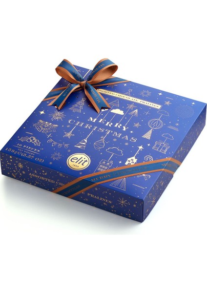 Merry Christmas Mavi Spesiyal Kutu 158G Glutensiz