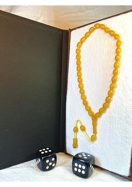 Çubuk Kehribar Tesbih Sarı Renkli Beyzi Kesim T-74 fiyatları