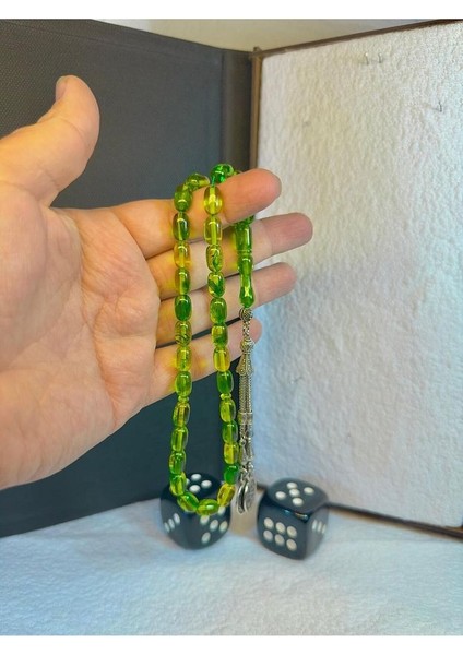Uçak Camı Tesbih Yeşil Renkli Kapsül Kesim T-80