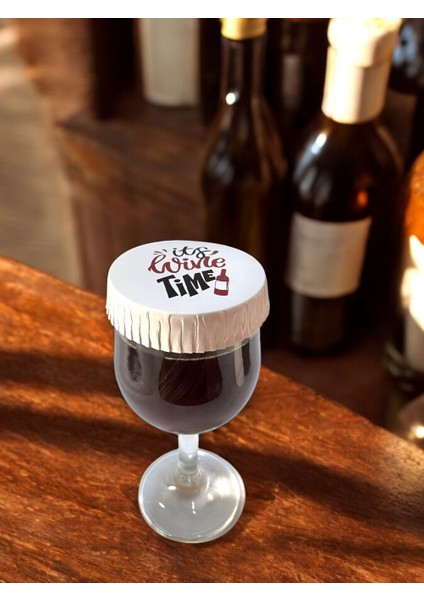 Şarap Kadehi Bardak Kapağı| Şarap Bardağı Kapağı | Kağıt Bardak Kapağı 75 mm 10 Adet fiyatları