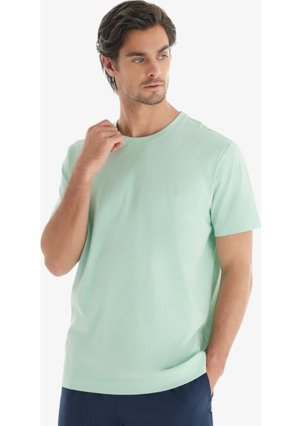 Erkek T-Shirt 40718 - Açık Turkuaz fiyatları