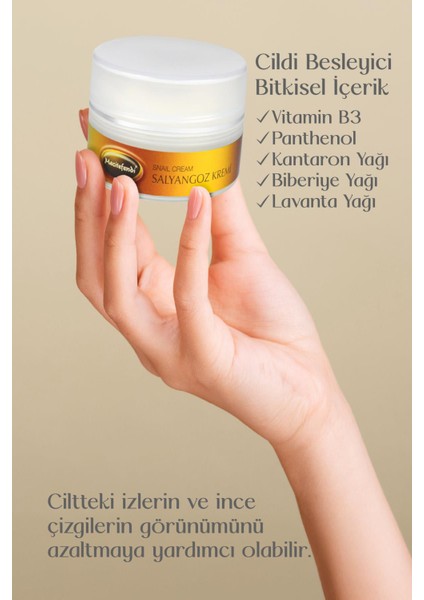 Mecitefendi Salyangoz Kremi 100 ml