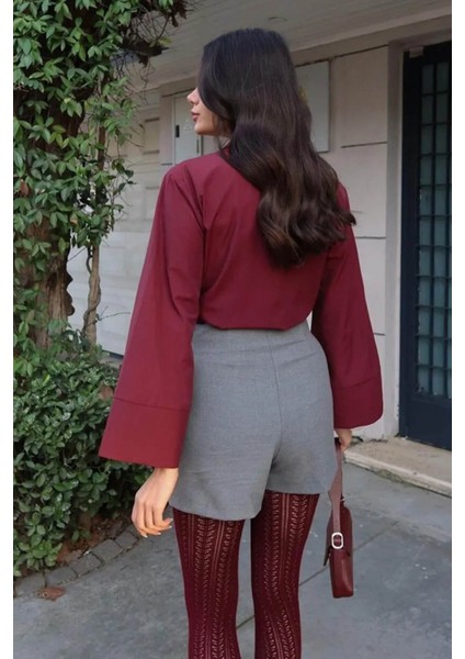 Kadın Bağlama Detaylı Gömlek modelleri