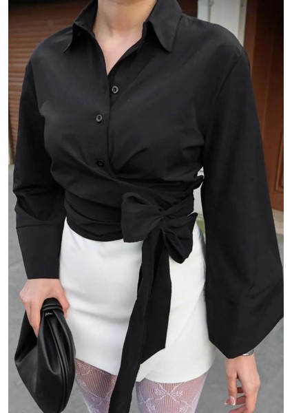 Kadın Bağlama Detaylı Gömlek modelleri