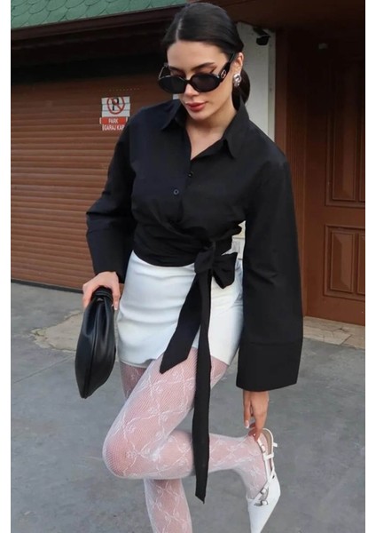 Kadın Bağlama Detaylı Gömlek indirimleri