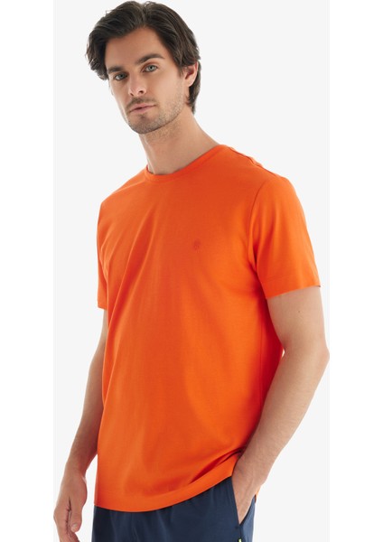 Erkek T-Shirt 40718 - Turuncu fiyatları