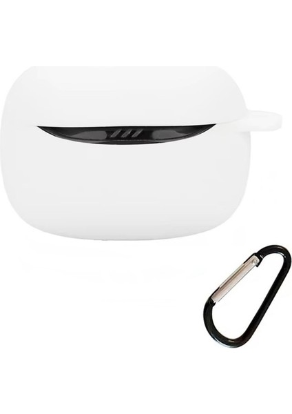 Tune Flex 2 Uyumlu Kılıf Mat Kancalı Silikon SF13 Beyaz