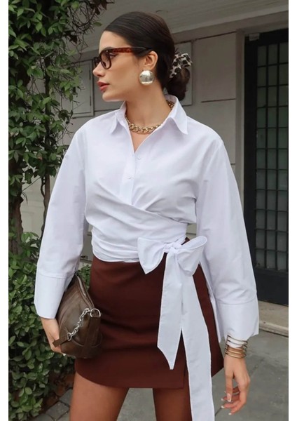 Kadın Bağlama Detaylı Gömlek fiyatları