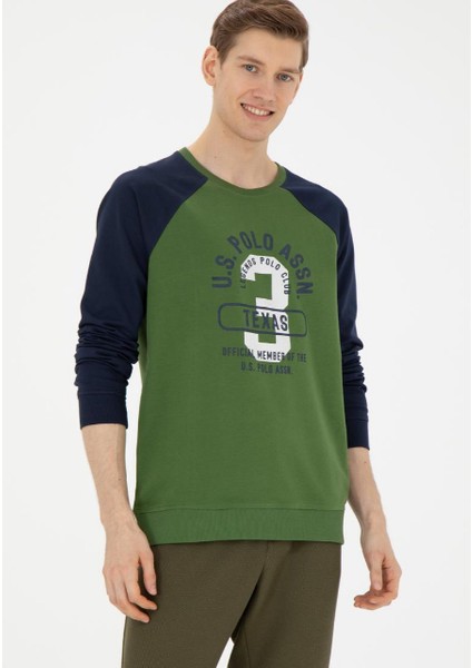 Erkek Yeşil Sweatshirt