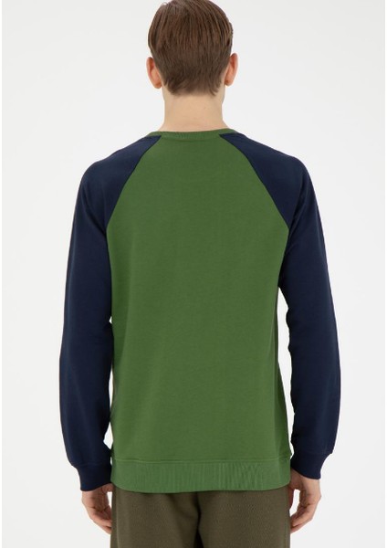 Erkek Yeşil Sweatshirt